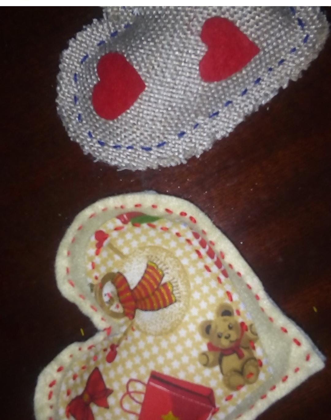 Diversos Artesanato Feltro Coracao Colorido Unico - Diversos