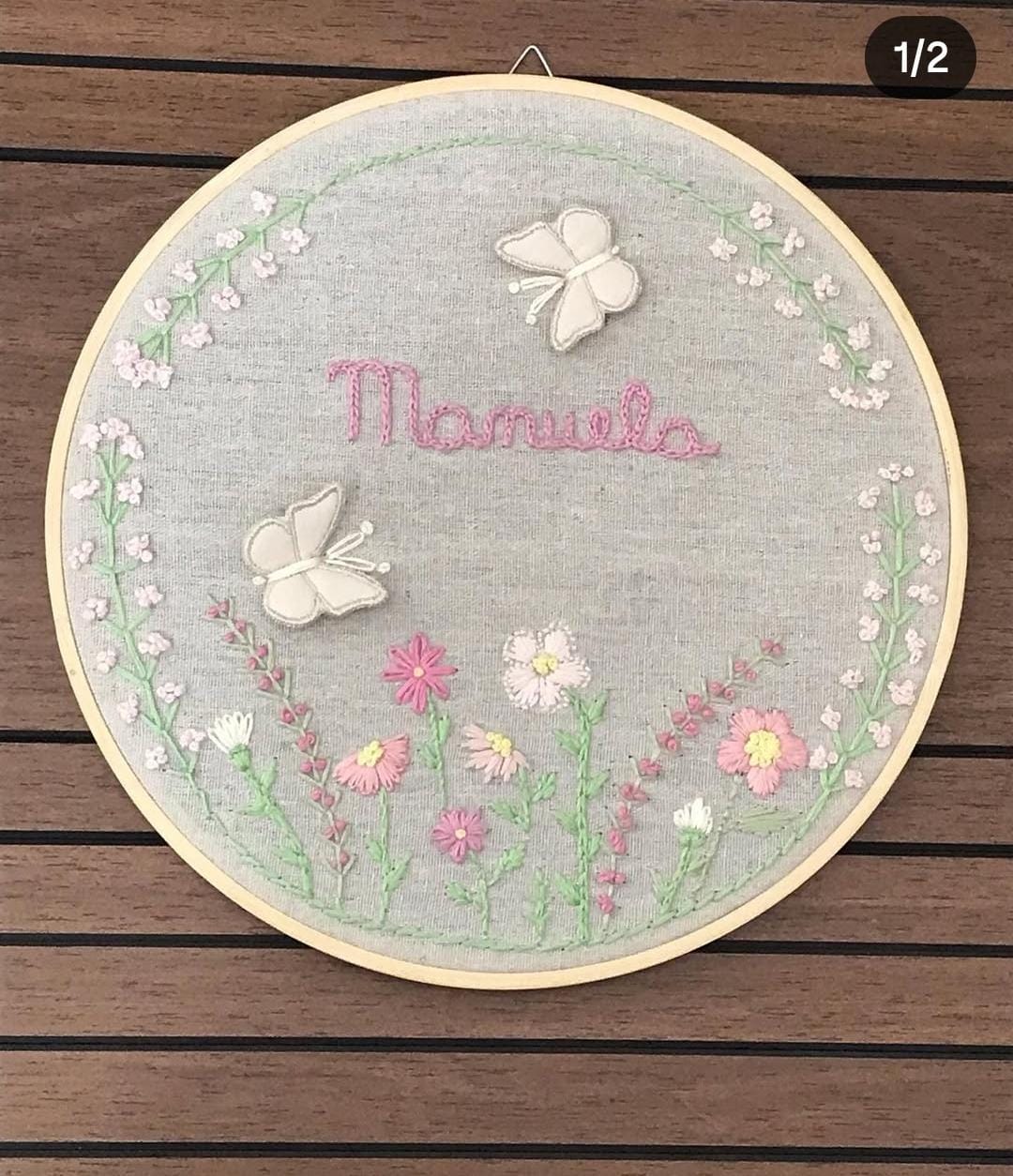 Diversos Bordado Bastidor Manuela Colorido Unico - Diversos