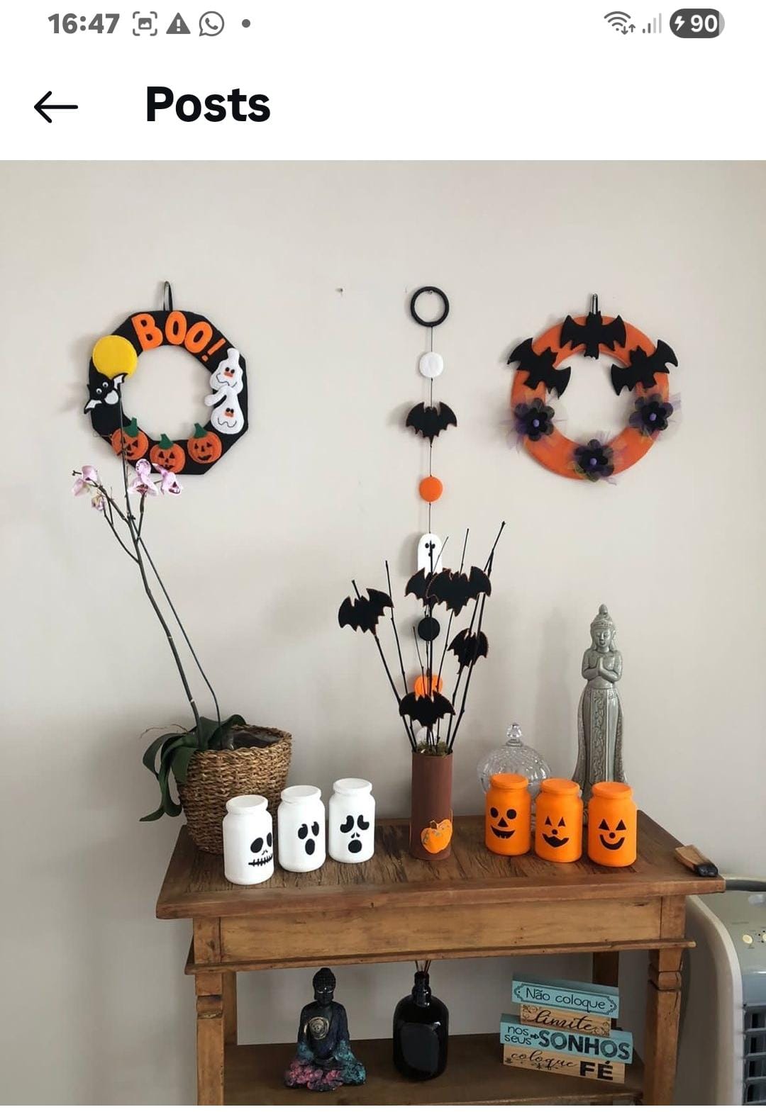 Halloween Decoracao Halloween Completa Laranja Preto Unico - Halloween