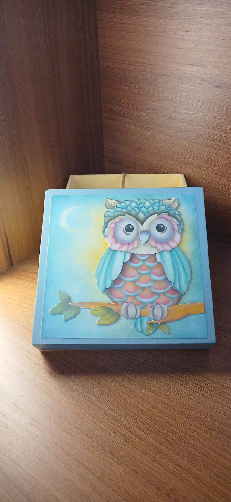 Mdf Caixa Mdf Decorada Natural Mdf Unico - Produtos MDF