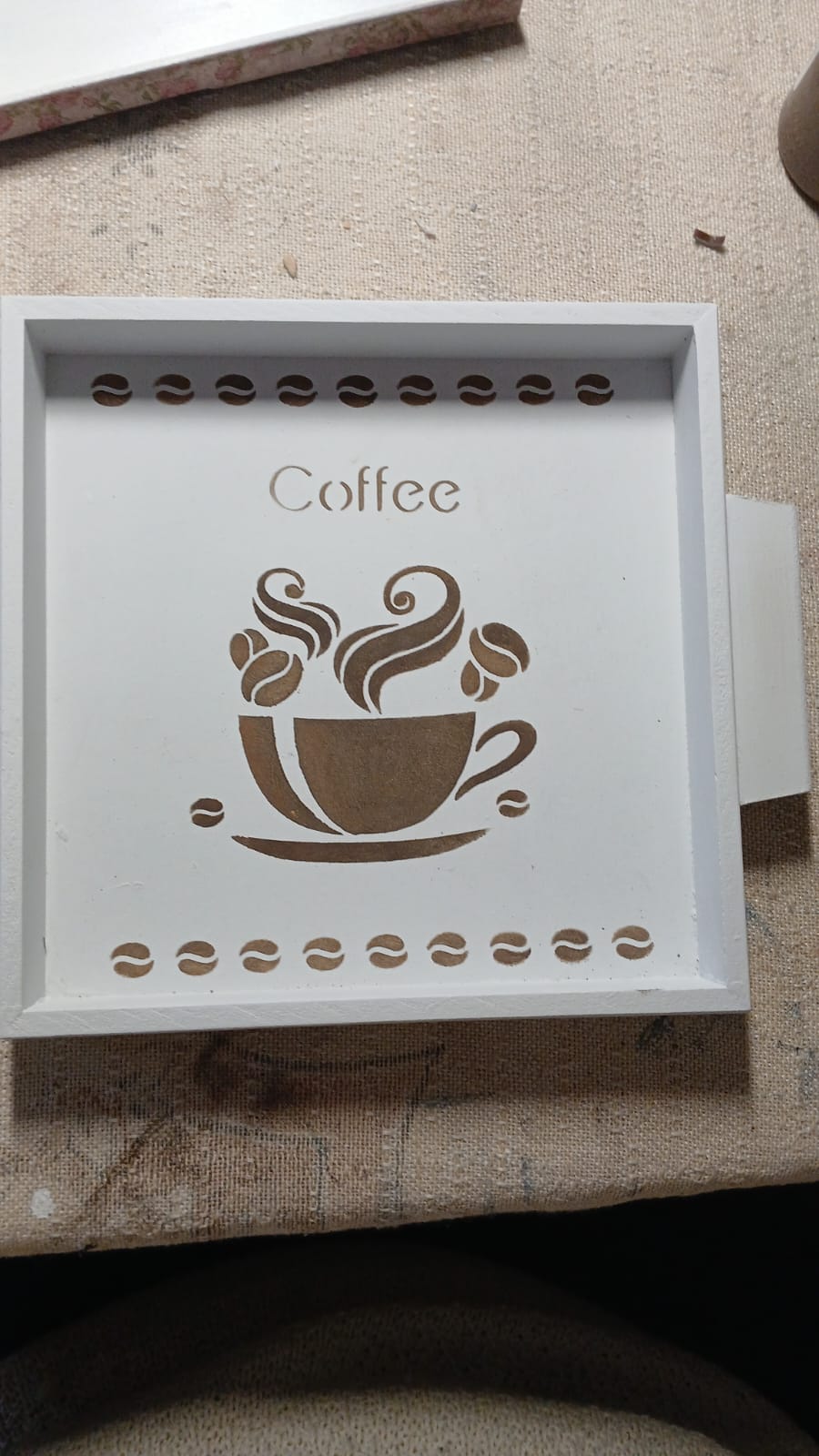 Mdf Caixa Mdf Decorada Natural Mdf Unico - Produtos MDF