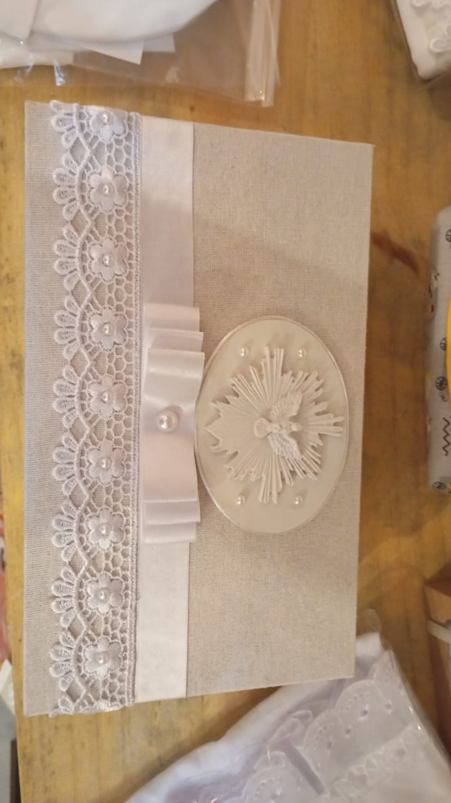 Mdf Caixa Mdf Renda Divino Bege Unico - Produtos MDF