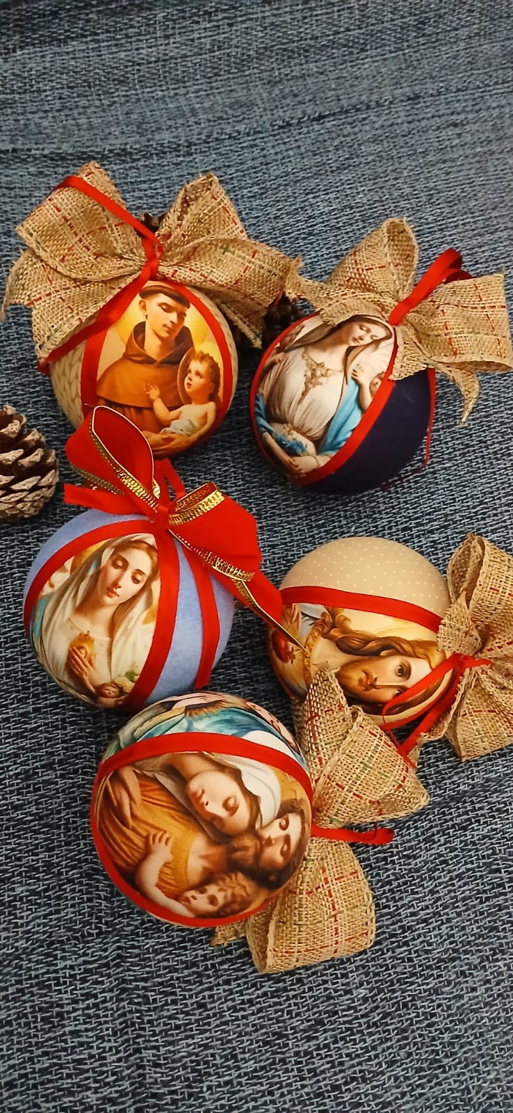 Natal Bolas Natalinas Religiosas Colorido Unico - Natal