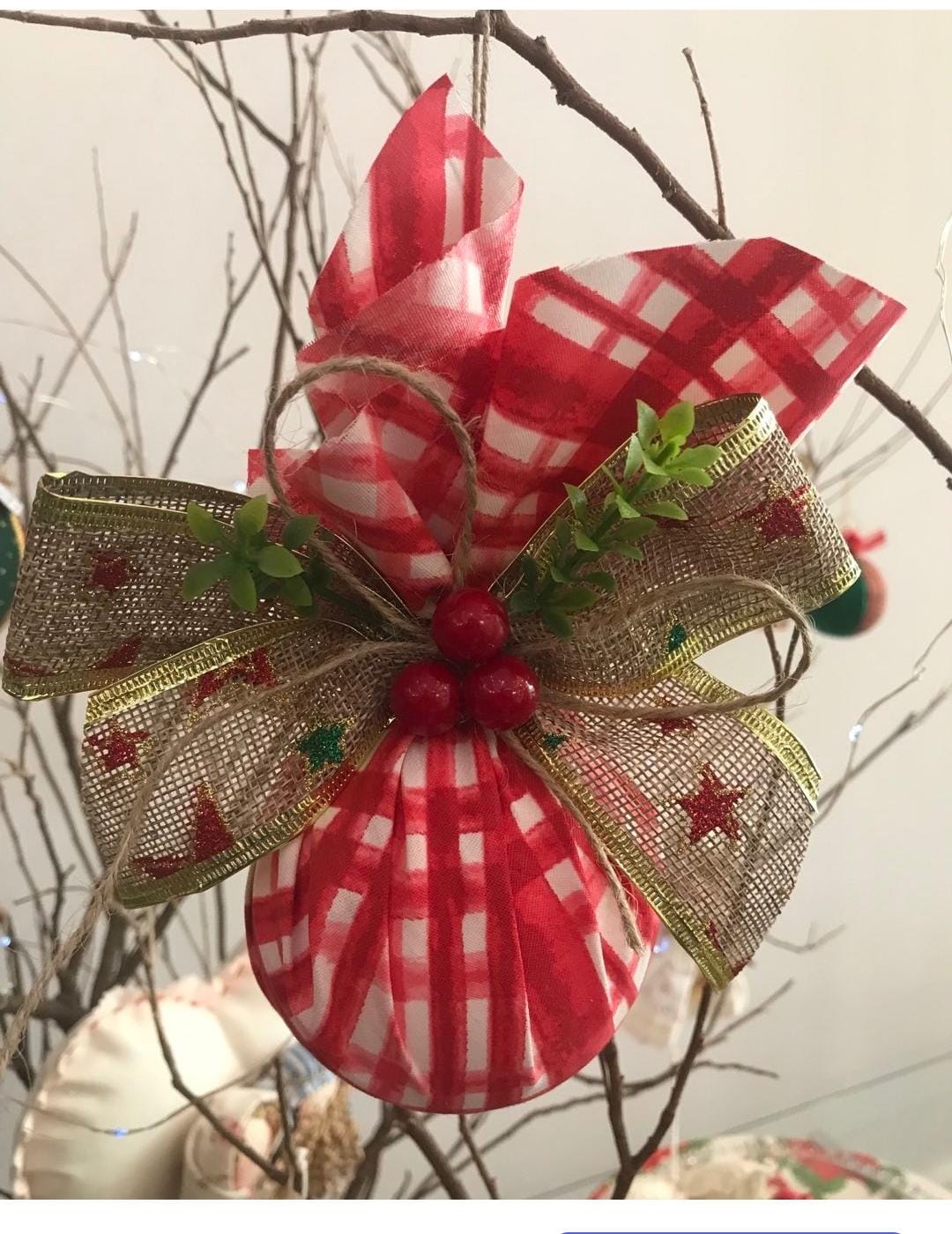 Natal Flor Natal Xadrez Vermelho Branco Unico - Natal