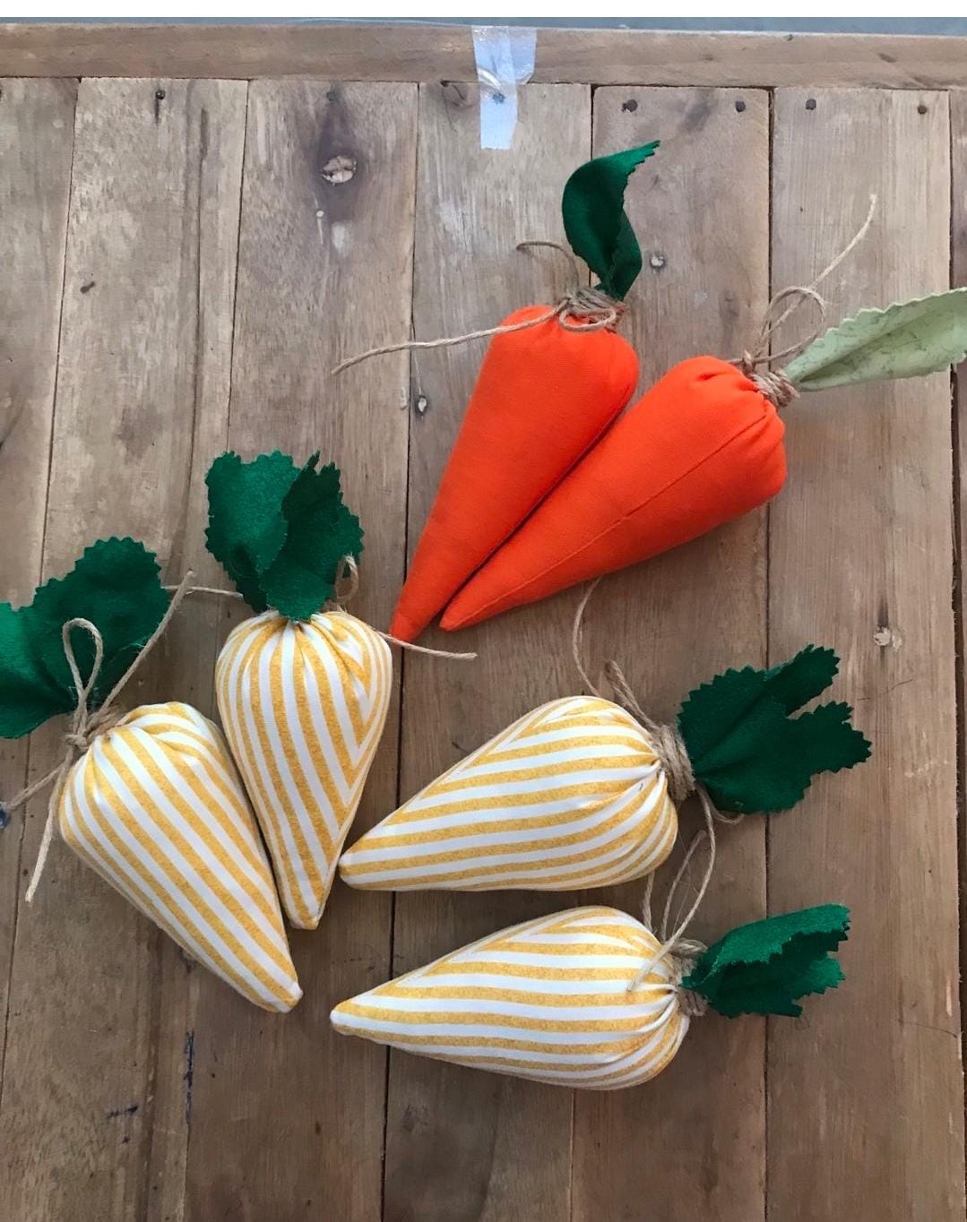 Pascoa Cenouras Tecido Decorativas Laranja Amarelo Unico - Páscoa