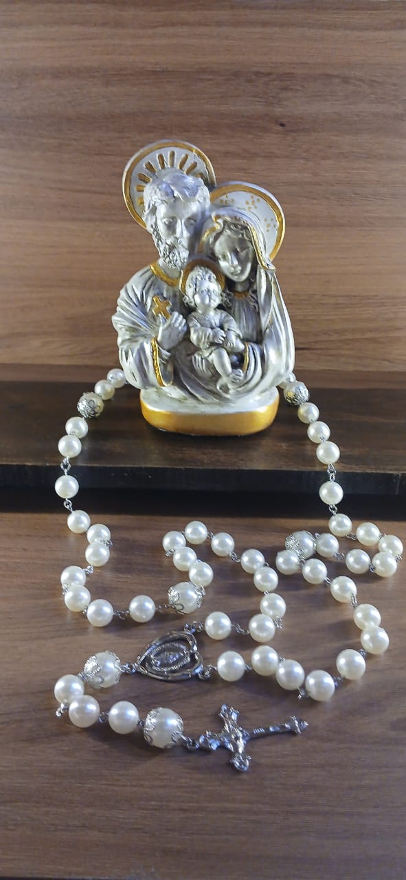 Santos Gesso Anjo Gesso Branco Dourado Unico - Santos de Gesso