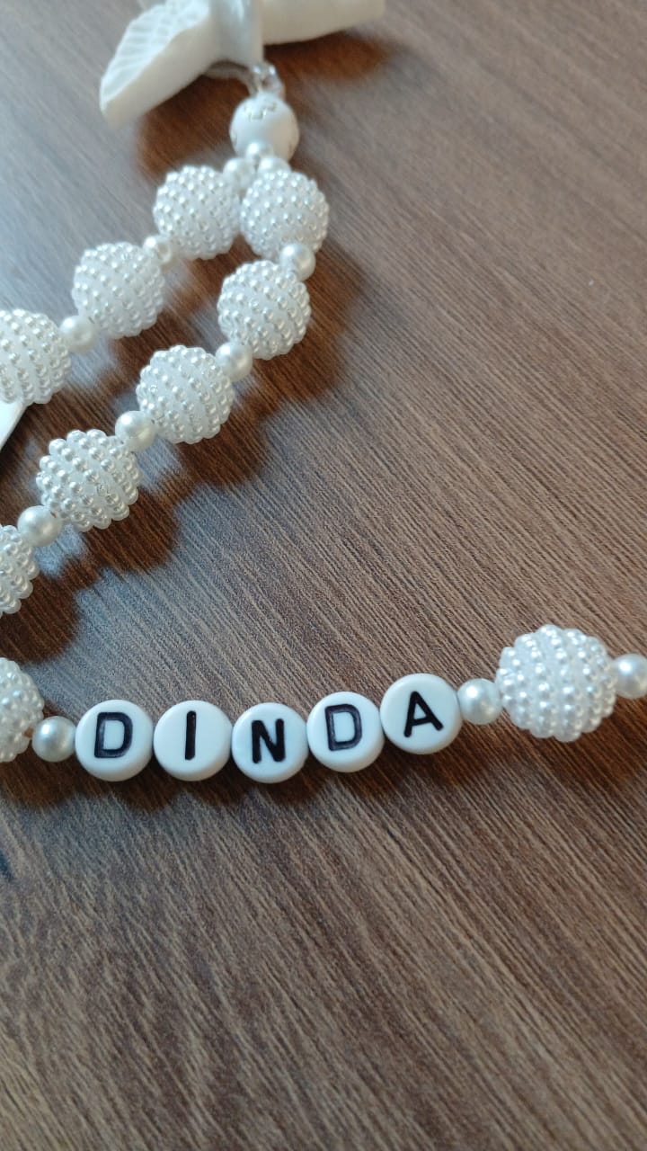 Santos Gesso Anjo Gesso Branco Dourado Unico - Santos de Gesso