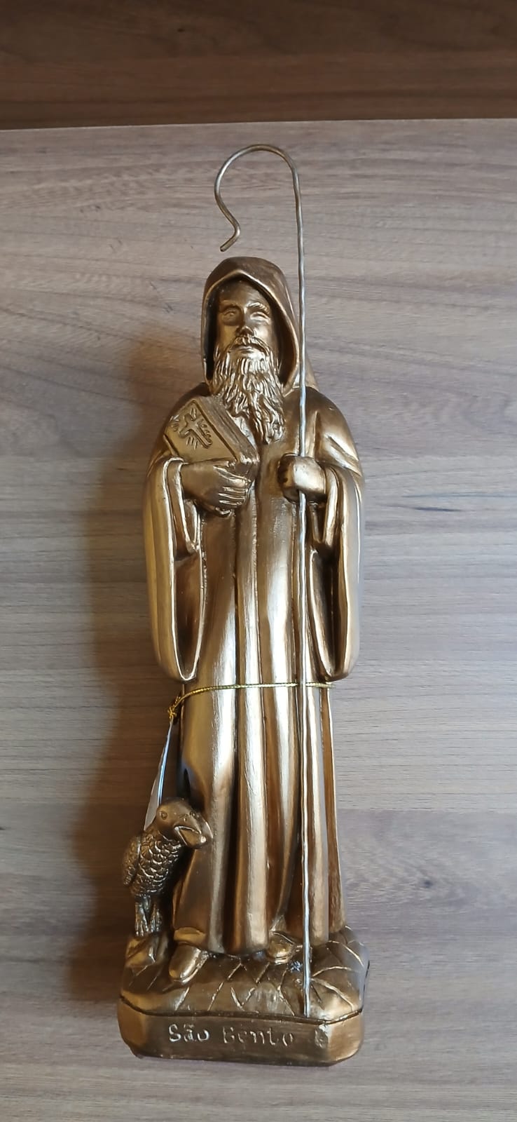 Santos Gesso Nossa Senhora Gesso Branco Unico - Santos de Gesso